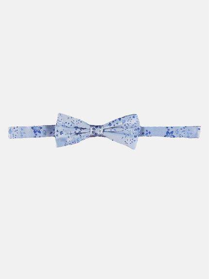 emilio adani Modische Fliege mit Blumenmuster Hellblau