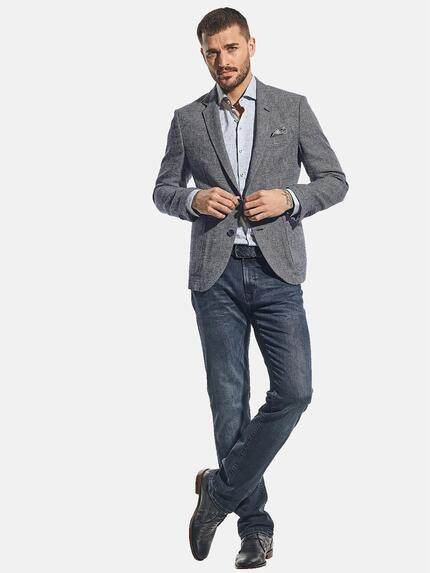 emilio adani Herren Sakko mit Leinenanteil Blau 31070 emilio adani Herren Sakko mit Leinenanteil Blau 31070