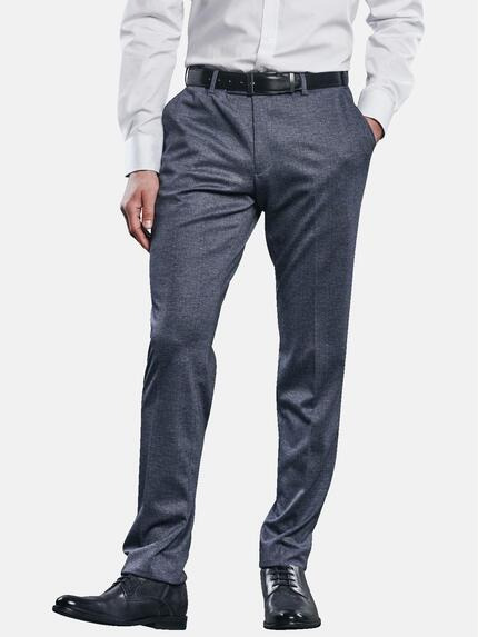 engbers Anzug-Hose kariert Indigoblau