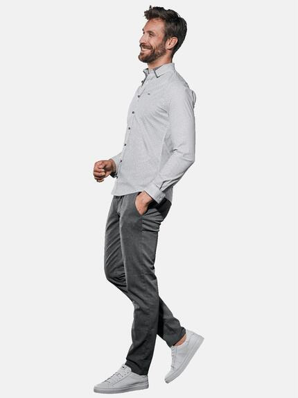 emilio adani Herren Hemd langarm Grau 30867 emilio adani Herren Hemd langarm Grau 30867