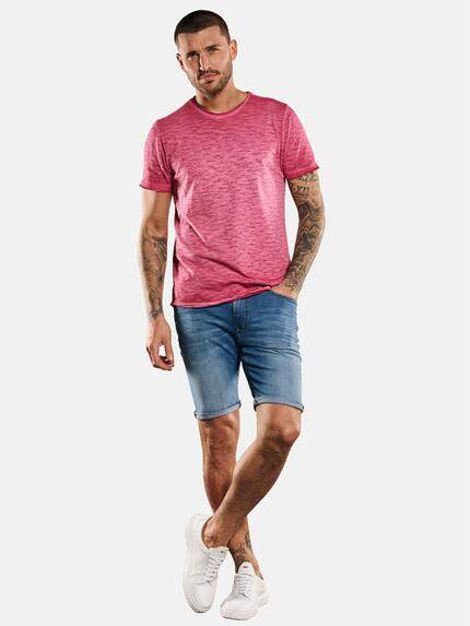 emilio adani Herren T-Shirt gestreift Violett 33024 emilio adani Herren T-Shirt gestreift Violett 33024