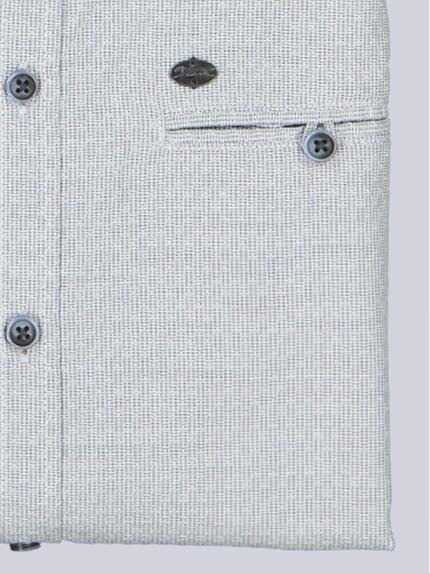 engbers Herren Langarm-Hemd strukturiert Hellblau 39434