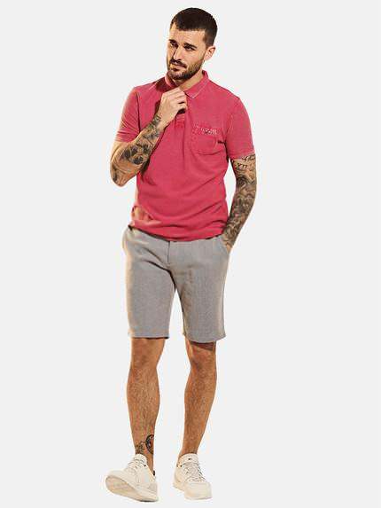 emilio adani Herren Poloshirt strukturiert Violett 31628 emilio adani Herren Poloshirt strukturiert Violett 31628