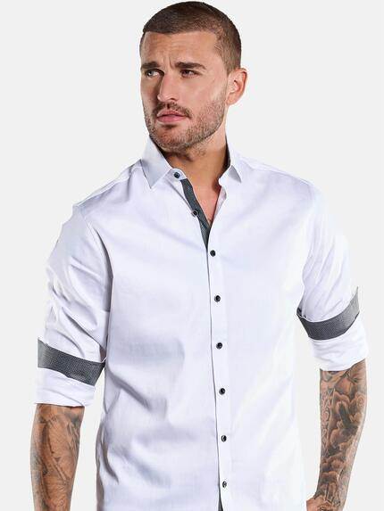 emilio adani Herren Langarm-Hemd "My Favorite" Reinweiss 34059 emilio adani Herren Langarm-Hemd "My Favorite" Reinweiss 34059
