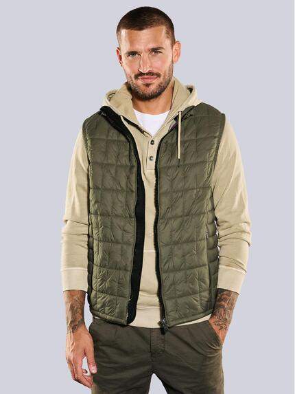 emilio adani Steppweste regular Khaki