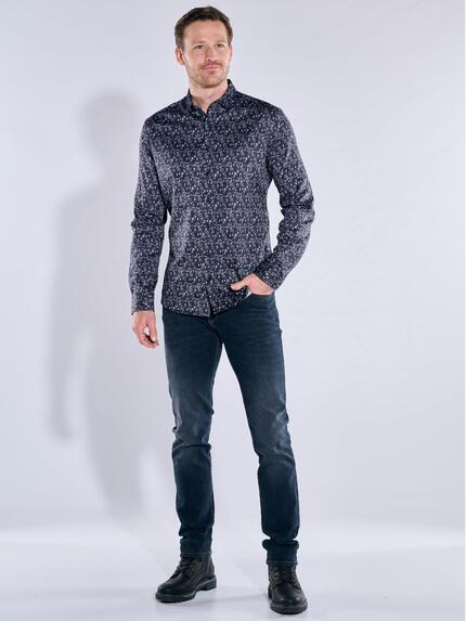 engbers Herren Langarm-Hemd "My Favorite" Schwarz 37275 engbers Herren Langarm-Hemd "My Favorite" Schwarz 37275