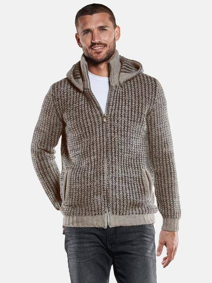 emilio adani Strickjacke strukturiert Beige