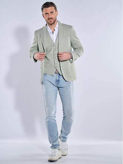 emilio adani Herren Sakko-Weste slim fit Grün 38425 emilio adani Herren Sakko-Weste slim fit Grün 38425
