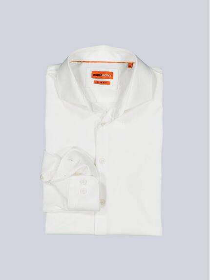 emilio adani Herren Funktions-Hemd Langarm Reinweiss 36895 emilio adani Herren Funktions-Hemd Langarm Reinweiss 36895