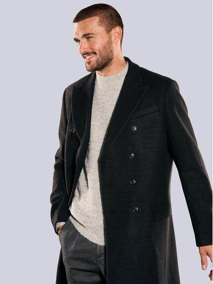 emilio adani Mantel slim fit Schwarz