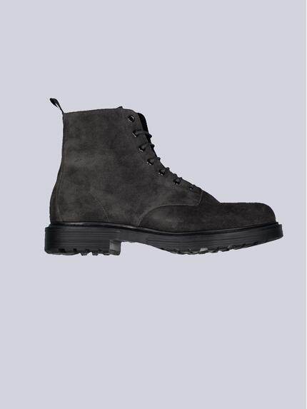 emilio adani Boots mit Reißverschluss Anthrazit
