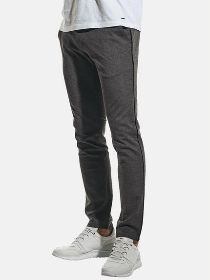 emilio adani Jersey Hose im Retrodesign Anthrazit