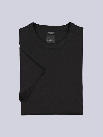 engbers Herren Basic-Shirt "My Favorite" organic Schwarz 33830 engbers Herren Basic-Shirt "My Favorite" organic Schwarz 33830