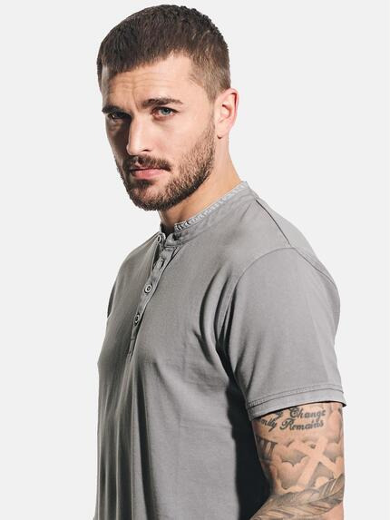 emilio adani Herren Pique-Poloshirt mit edler Knopfleiste Grau 31127 emilio adani Herren Pique-Poloshirt mit edler Knopfleiste Grau 31127
