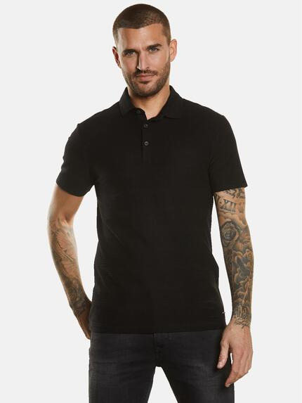emilio adani Polo-Shirt gestreift Schwarz