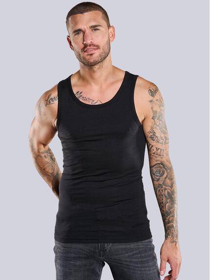 emilio adani Tank-Top uni Schwarz