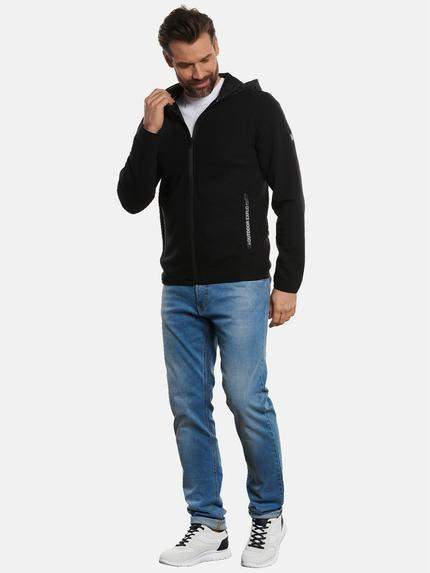 engbers Herren Sweatjacke strukturiert Schwarz 32874 engbers Herren Sweatjacke strukturiert Schwarz 32874