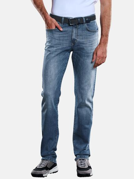 engbers Super-Stretch Jeans Hellblau