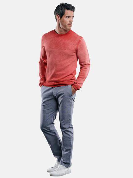 engbers Herren Softer Baumwollpullover Tomatenrot 29371