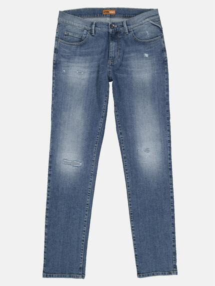 emilio adani Herren Super-Stretch-Jeans slim fit Blau 35228 emilio adani Herren Super-Stretch-Jeans slim fit Blau 35228