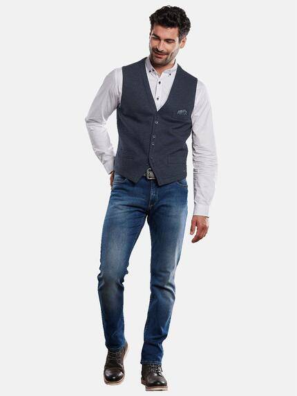 engbers Herren Sakko-Weste gemustert Saphirblau 31913 engbers Herren Sakko-Weste gemustert Saphirblau 31913