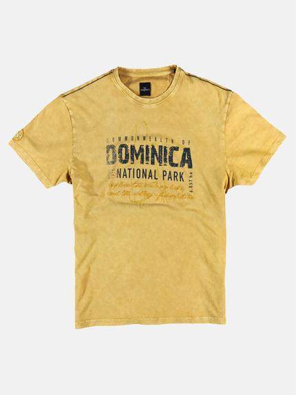 engbers Herren Rundhals T-Shirt Safrangelb 25139