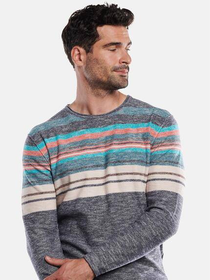 engbers Herren Pullover gestreift Saphirblau 31961 engbers Herren Pullover gestreift Saphirblau 31961