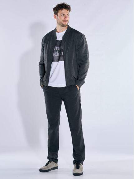 emilio adani Herren Blouson-Sakko Anthrazit 39823