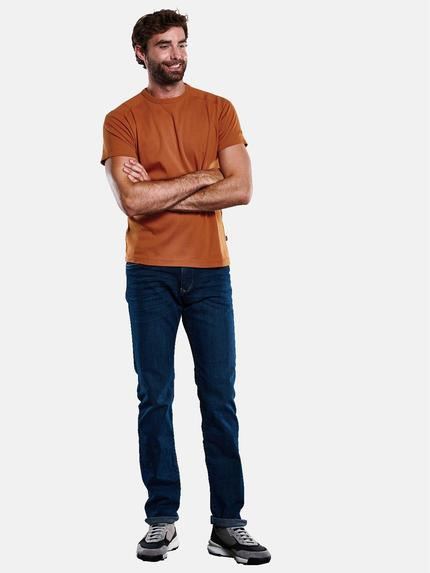 engbers Herren Basic-Shirt "My Favorite" organic Rostorange 33844 engbers Herren Basic-Shirt "My Favorite" organic Rostorange 33844