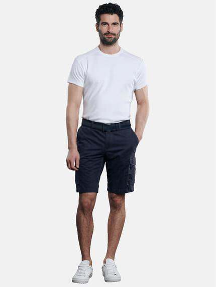 engbers Herren Bermuda mit seitlichen Taschen Saphirblau 32376