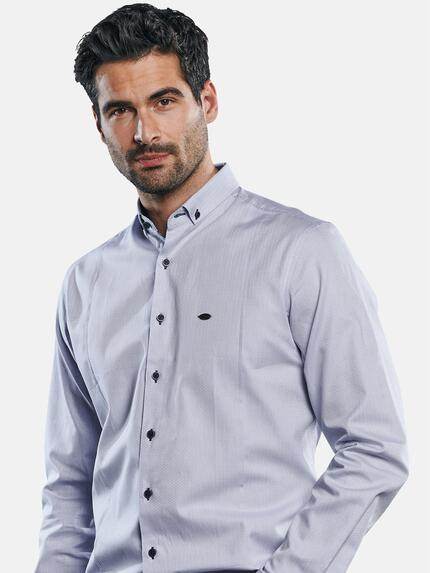 engbers Herren Hemd mit edlen Teilungsnähten Hellgrau 30938