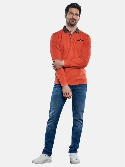 engbers Herren Sportives Poloshirt Dunkelorange 31111 engbers Herren Sportives Poloshirt Dunkelorange 31111