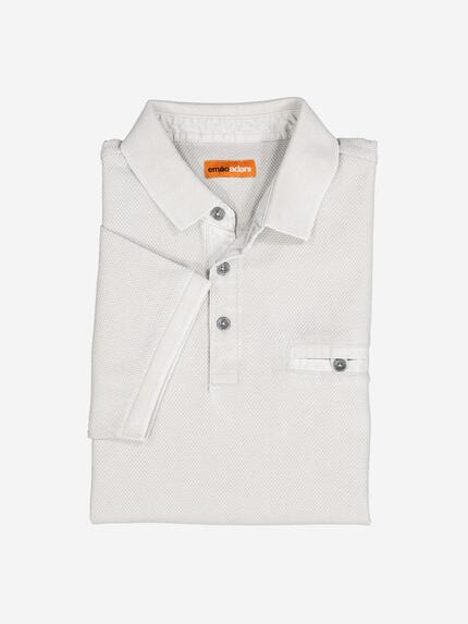 emilio adani Polo-Shirt strukturiert Beige