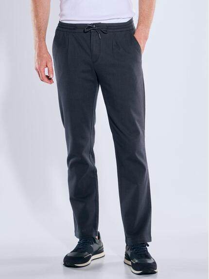 engbers Herren Chino mit Tunnelzug Anthrazit 39117 engbers Herren Chino mit Tunnelzug Anthrazit 39117