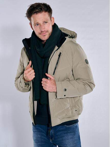 engbers Herren Steppjacke mit abnehmbarer Kapuze Braunbeige 37410 engbers Herren Steppjacke mit abnehmbarer Kapuze Braunbeige 37410