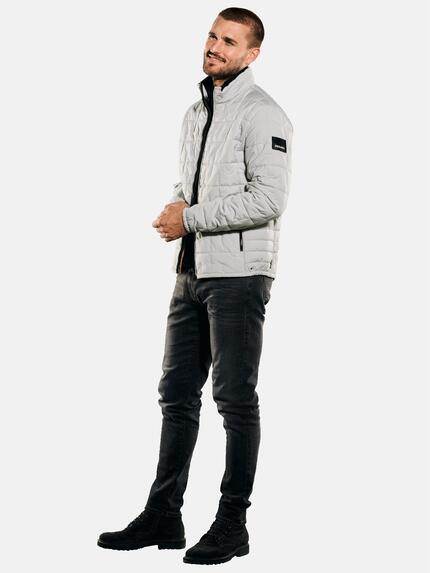 emilio adani Herren Steppjacke regular Grau 35190 emilio adani Herren Steppjacke regular Grau 35190