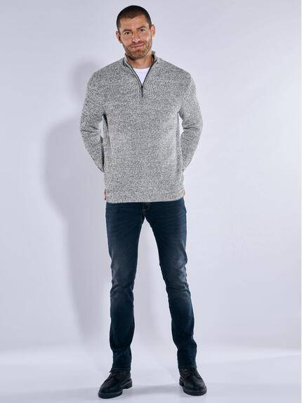 engbers Herren Pullover mit Troyerkragen Schwarz 37618 engbers Herren Pullover mit Troyerkragen Schwarz 37618