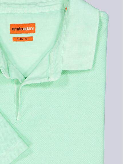 emilio adani Herren Polo-Shirt uni Türkis 38927 emilio adani Herren Polo-Shirt uni Türkis 38927
