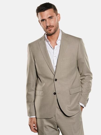 emilio adani Anzug-Sakko slim fit Braunbeige