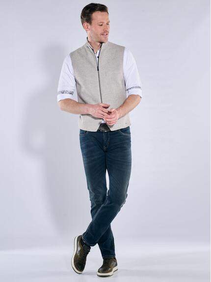 engbers Herren Sakko-Weste mit Zipper Beige 40024 engbers Herren Sakko-Weste mit Zipper Beige 40024