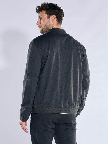 emilio adani Herren Blouson-Sakko Anthrazit 39823