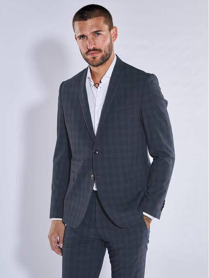 emilio adani Anzug-Sakko slim fit Indigoblau