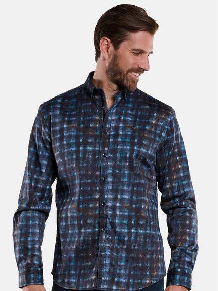 engbers Herren Hemd langarm Saphirblau 33803 engbers Herren Hemd langarm Saphirblau 33803