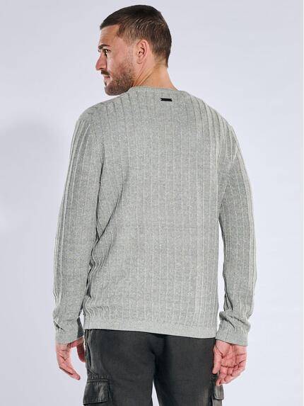 emilio adani Herren Rundhals Pullover Gruen 40419