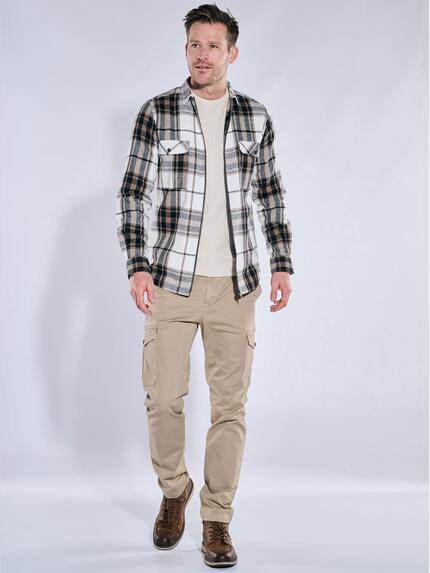 engbers Herren Overshirt kariert Braunbeige 38178 engbers Herren Overshirt kariert Braunbeige 38178