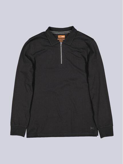 emilio adani Poloshirt langarm Schwarz