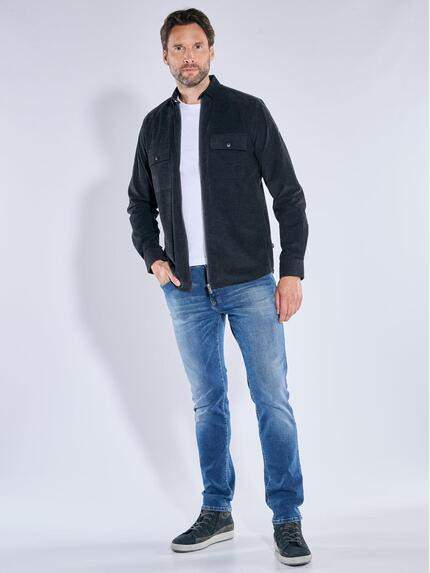 engbers Herren Overshirt strukturiert Saphirblau 39649 engbers Herren Overshirt strukturiert Saphirblau 39649