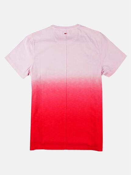 emilio adani Herren T-Shirt im Ombré-Look Violett 27672