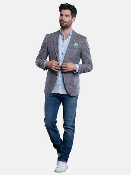 engbers Herren Sakko mit Leinenanteil Blau 31077 engbers Herren Sakko mit Leinenanteil Blau 31077