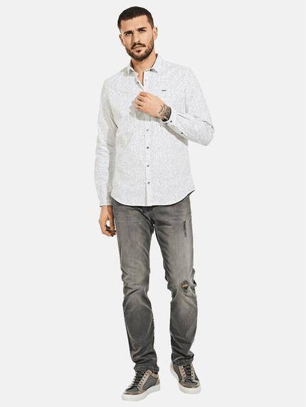 emilio adani Herren Langarmhemd mit Comfort-Stretch Weiß 30317 emilio adani Herren Langarmhemd mit Comfort-Stretch Weiß 30317